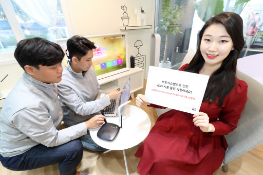 KT는 WIPS로 인한 와이파이 끊김 현상을 자동으로 검출하는 'WiFi WDT 기술'을 개발하고 KT 기가 와이파이 단말에 적용했다. KT 제공